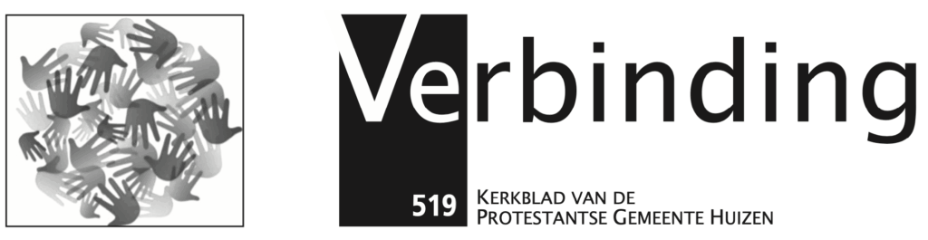 Naam kerkblad met tekening handen